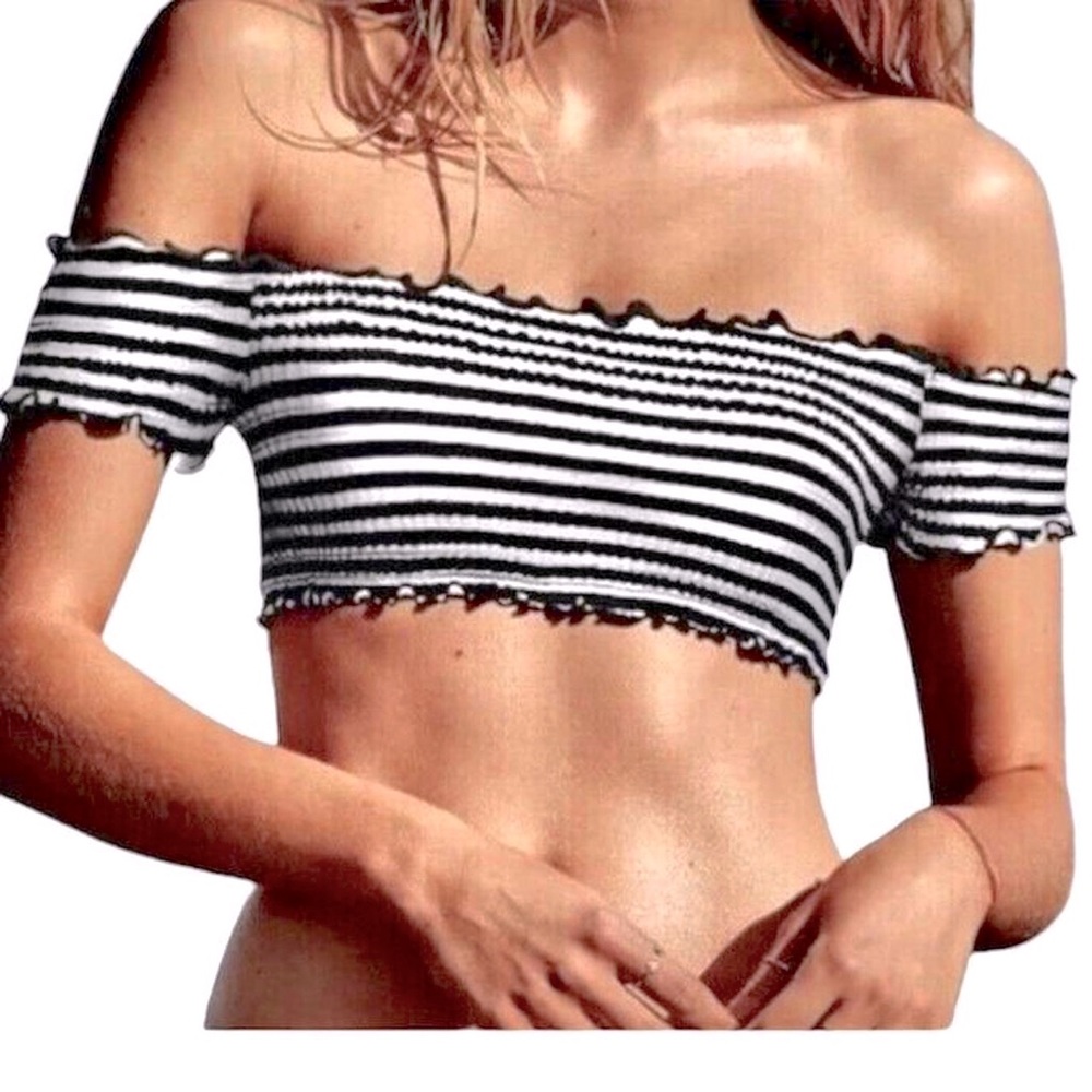 SPLENDID PINK BIKINI CROP TOP /SUMMER BEACH CROP TOP SIZE M